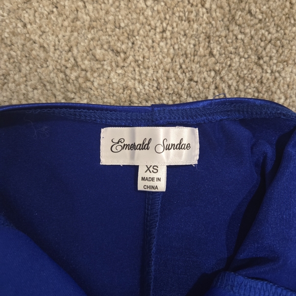 Emerald Sundae Dresses & Skirts - Emerald Sundae Vibrant Blue Dress